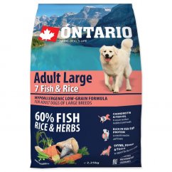 ONTARIO Dog Adult Large Fish & Rice 2.25kg