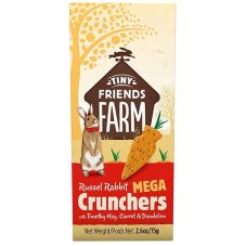 Supreme Tiny FARM Snack Mega Crunchers - králík 3 ks, 75 g