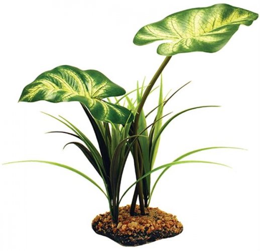 Dekorace umělá rostlina - list Broadleaf Canopy Komodo 26cm