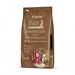 Fitmin Purity Senior & Light Venison & Lamb Rice 12 kg