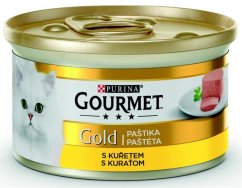 Gourmet Gold cat konz.-jemná paštika kuře 85 g