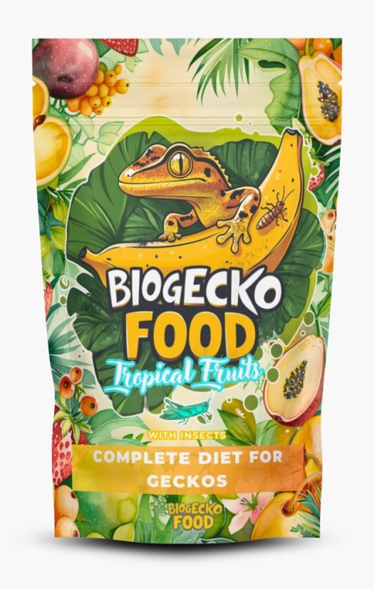 BioGecko Food Banana & Tropical Fruits – 100g