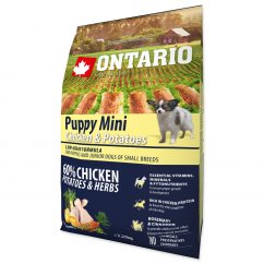 ONTARIO Puppy Mini Chicken & Potatoes & Herbs 2,25kg