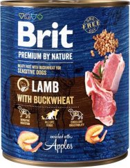 Brit Premium by Nature Dog konz. - Lamb with Buckwheat 800 g