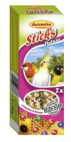 Avicentra sticks small parrot - vitamin + honey 2pcs