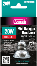 Arcadia Halogen Mini Basking spot 20W