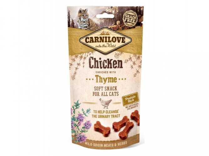 Carnilove Cat Semi Moist Snack Chicken & Thyme 50g