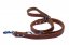 Switching leather EKG leash made of oiled leather 25mm x 240cm