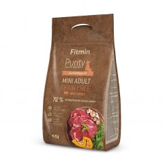 Fitmin Purity Adult Mini Beef Grain Free 4 kg