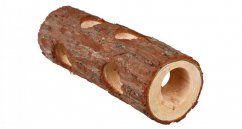 Dřevěný tunel přírodní dřevo pro hlodavce 6 x 20 cm