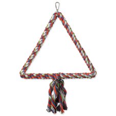 Houpačka BIRD JEWEL barevná s provazy 40cm