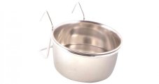 Nerezové závěsné krmítko 150ml/7cm