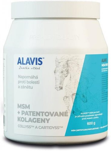 Alavis MSM pro koně + vitamin C 600 g