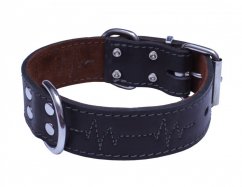 EKG collar made of oiled leather 40mm x 65cm