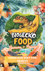 BioGecko Food Banana & Papaya – 100g