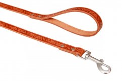 GRAZL leather leash, decorated  16mm x 120cm