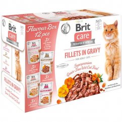 Brit Care Cat kaps. Flavour box Fillet in Gravy 12x85 g
