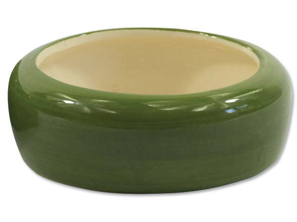Ceramic bowl for insects, water, food 10 cm