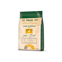 Fitmin dog mini light senior lamb beef - 2,5 kg