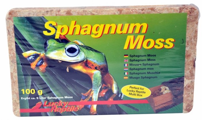 Lucky Reptile Sphagnum Moss - Velikost balení: 100 g