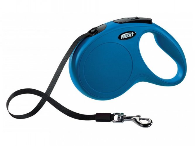 Leash Flexi Classic L 5m (max 50kg) strap blue