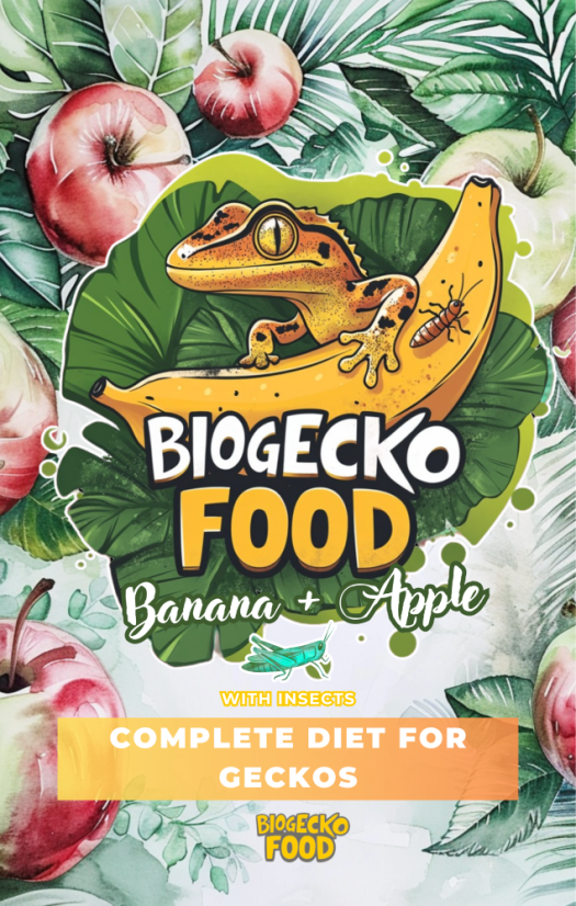 BioGecko Food Banana & Apple – 100g