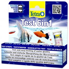 Tetra Test 6v1 prúžky k testu vody 25 ks