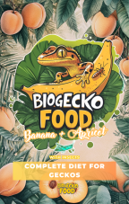 BioGecko Food Banana & Apricot – 100g