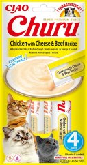 Churu Cat Chicken with Beef & Cheese Recipe 4x14g