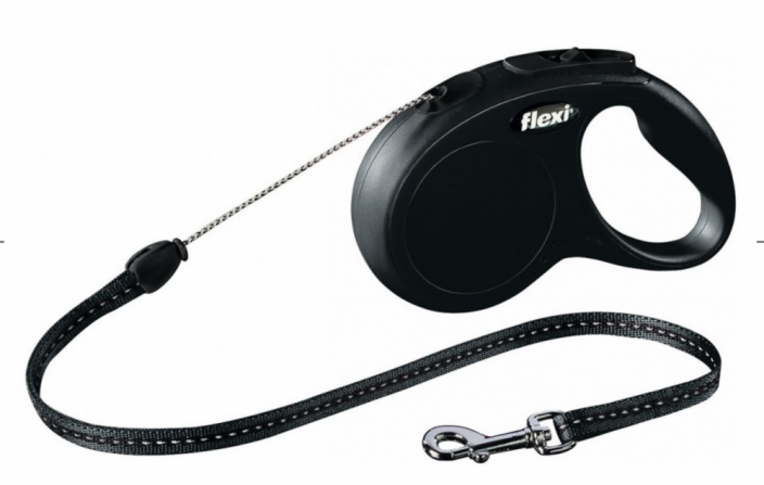 Leash Flexi Classic S 5m (max 12kg) cable