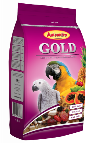Avicentra GOLD veľký papagáj