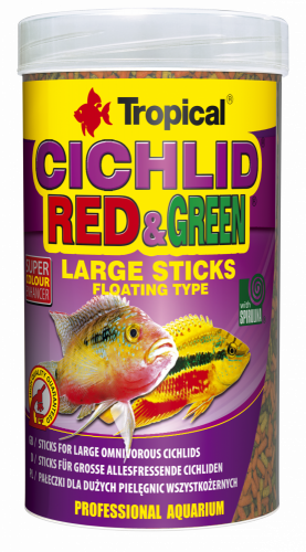 Tropical Cichlid Red&Green Large sticks