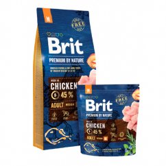Brit Premium by Nature Adult M 1kg