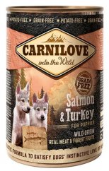 Carnilove WM konz. Salmon & Turkey for Puppies GgF 400g