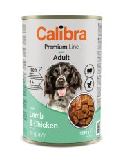 Calibra Dog Premium konz. with Lamb&Chicken 1240g
