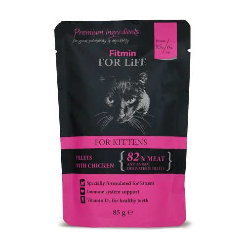 Fitmin For Life Kuřecí kapsička pro koťata 85 g