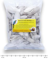 Sépiová kost zlomky do 5cm, 250g