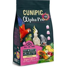 Cunipic Alpha Pro papoušek velký Tropical 1 kg