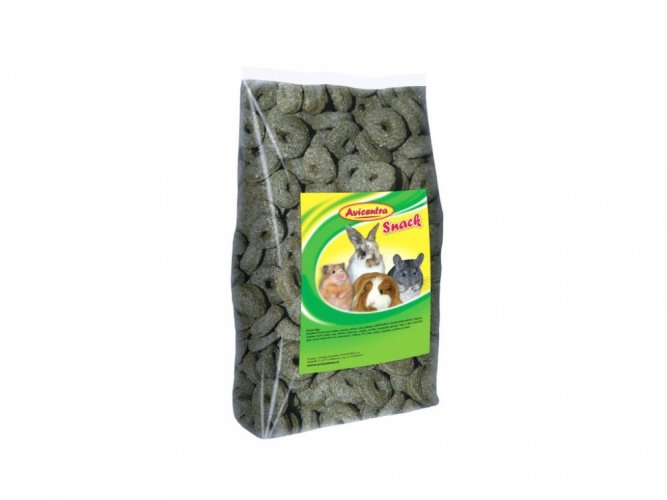 Avicentres Rings with alfalfa for rodents 250g